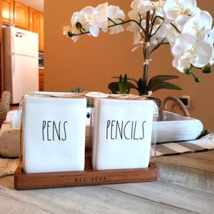 Rae dunn Pens Pencils holder set